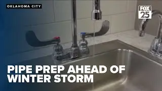 Pipe prep: Winter storm warning prompts pipe protection tips