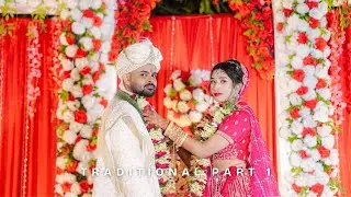 Manish & Kajal || Traditional  Video  part  1 || Moment Capture wedding 