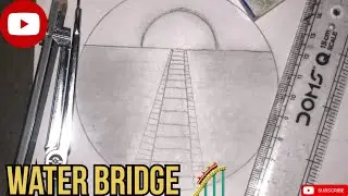 Water bridge Drawing #arts #artsvideo #viralvideo ￼
