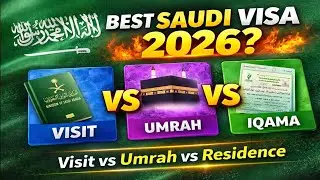 Best Visa to Travel Saudi Arabia in 2026 🇸🇦 | Visit vs Umrah vs Residence Visa 🔥