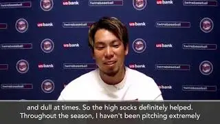 Are high socks the answer? Twins pitcher Kenta Maeda discusses his return to form | MLB 美职棒 野球 前田健太