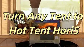 Turn any tent into warm hot tent with Green Stove hori 5 Stove and it's accessories