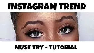 SQUIGGLY / WAVY BROWS TRENDS - Viral Instagram Trend Must Try