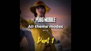 All theme modes from new to old Part 1 #pubgmobile #babyduck