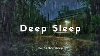 Relaxing Rain Sounds for Deep Sleep, Stress Relief & Meditation | Quiet Cozy Village Rain