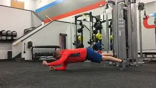 Plank w/ 2-Point Lift