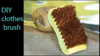 How to make a clothes brush ？