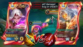 HANABI FULL ATTACK SPEED BUILD DESTROY FULL COUNTER LESLEY!! (attack speed hack).100% BROKEN - MLBB.