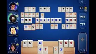 errrrrrr... SYSTEM ERROR??? Nearing the finish line in #Rummikub! Victory is so close! 🚀