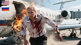 Today! Shocking the World Russian President's Plane Catches Fire at Airport  Here's What Happened!