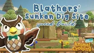 Blathers' Sunken Dig Site Speed Build | Animal Crossing New Horizons