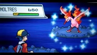 Shiny Moltres after ~28,000 Soft Resets in Mt. Silver! (Pokemon HGSS)