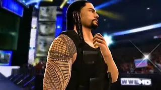 Brock Lesnar vs Roman Reigns FULL MATCH | WWE 2K14 AI Simulation Gameplay (CPU vs CPU)