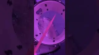 First time on drum set! 