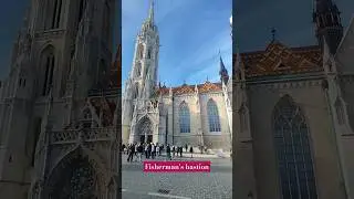 Churchstunning Neo-Romanesque viewing platform and one of Budapest's most iconic landmarks#hungary#