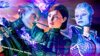 Mass Effect 2 Mods 78: Paragon blue eyes glow mod, Omega, Samara vs. Morinth Ardat-Yakshi