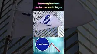 Samsung's worst performance in 14 yrs #samsung #profits #shorts