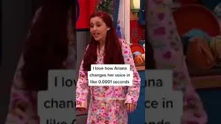 I love how Ariana Grande changes her voice in like 0.0001
