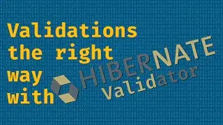My Java SE Tech Stack - Hibernate Validator's fundamentals