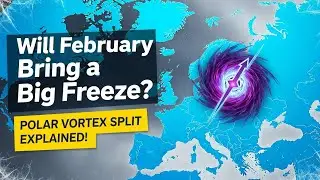 Принесет ли февраль сильные морозы? Объяснение расщепления полярного вихря! #Зима2026 #полярныйви...