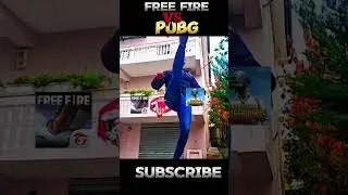 FREE FIRE vs PUBG I FREE fire viral shortvideo#☠️trendingshort #freefirelovers