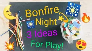 Bonfire Night Themed 3 Ways to Play with Becky Bops! 🔥🎆🎇 Firework themed activities for Toddlers!😍