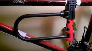 Abus bicycle lock warning - mounting space