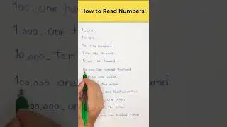 How to Easily Read and Say Big Numbers in English!