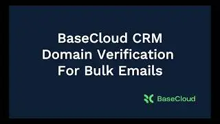 Phase 1 Setup #7: Domain Verification For Bulk Emails