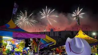 Day 7th  🎆 world 🌎 biggest stampede drone technology fireworks 🎆 wounder Canada 🇨🇦 subscribe