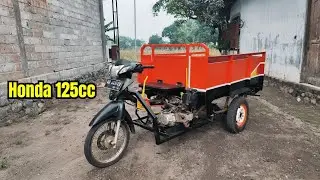 DIY TRICYCLE MOTORCYCLE CART WITH CAR TRANSMISSION