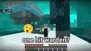 PAKE WOODEN SWORD BISA ONE HIT WARDEN? cara membuat Warden farm 1 hit di Minecraft