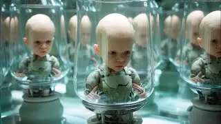 In the year 2048 children grow in pods that can be bought in the shops