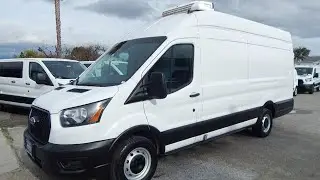 2023 Ford Transit 250 Cargo Van REFRIGERATED with STANDBY | Palo Alto, CA | Hengehold Trucks | 23898