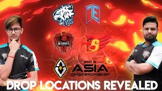 Free Fire Asia Championship Grand Final Teams Drop Locations and Clashes | ft.Team Elite
