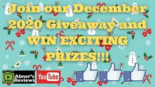DECEMBER 2020 GIVEAWAY [Fast Version!]