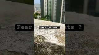FEAR Of Heights | ACROPHOBIA ☠️ #scary #phobia #height #explore #fyp #fear #alone #urbex #urban