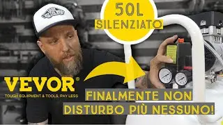 #Vevor Compressore silenziato da 50L - Finalmente non disturbo più nessuno!