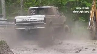 2024 JEFFREYS SPRING MUD BOG / 4 FORD TRUCKS PUT ON A MUD BOG SHOW/ PLAY BY PLAY ACTION, AS CAPTURED