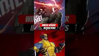 Winter Solider Interactions - Marvel Rivals #marvel #marvelrivals #shorts