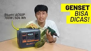 GENSET BISA DICAS SEPERTI POWERBANK! ⚡ - Review Power Station Bluetti AC50P 700 Watt
