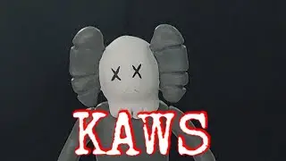 i made a KAWS character from cos clay