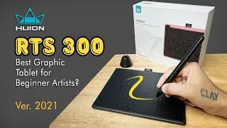 Small & Powerful, Huion RTS300 for Digital Art ! New Graphic Tablet for Digital Artist