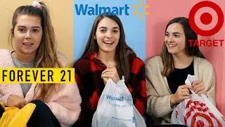 $100 Outfit Challenge! Walmart VS Target VS Forever 21