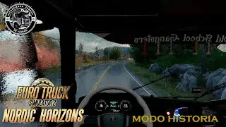 ETS2 | Ganado Porcino 10t a Narvik DLC Nordic Horizons | Modo Historia por Noruega #35