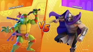 Nick All Stars Brawl: Mikey vs Shredder
