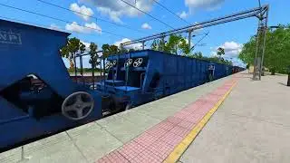Wap-7 Coupling Break Van To BOBYNFreight Train Wagons | Lucknow route | ECRRoute