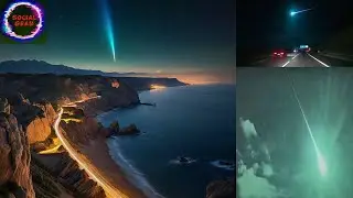 Comet over Spain and Portugal || A huge Meteor lights up the sky || 18 May