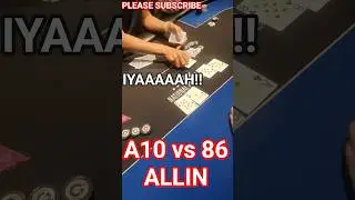 IYAAAH A10 против 86 ALLIN на префлопе #TEXASHOLDEM #POKER #TOURNAMENT #LIVE #GAMES #CARDS #GAME ...