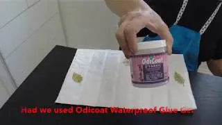 ODIF Odicoat Glue Gel, protect AND decorate  placemat